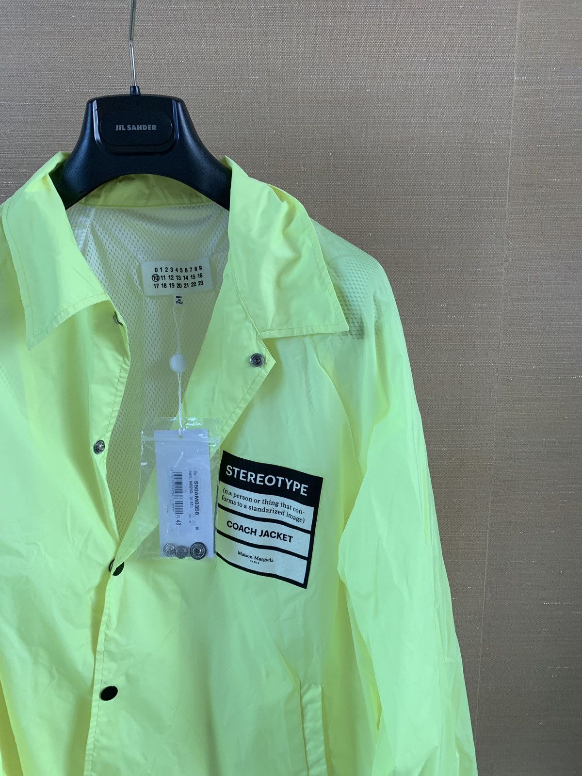 Maison Margiela Coach Stereotype Jacket in Highlighter Yellow Size US M / EU 48-50 / 2 - 6 Thumbnail