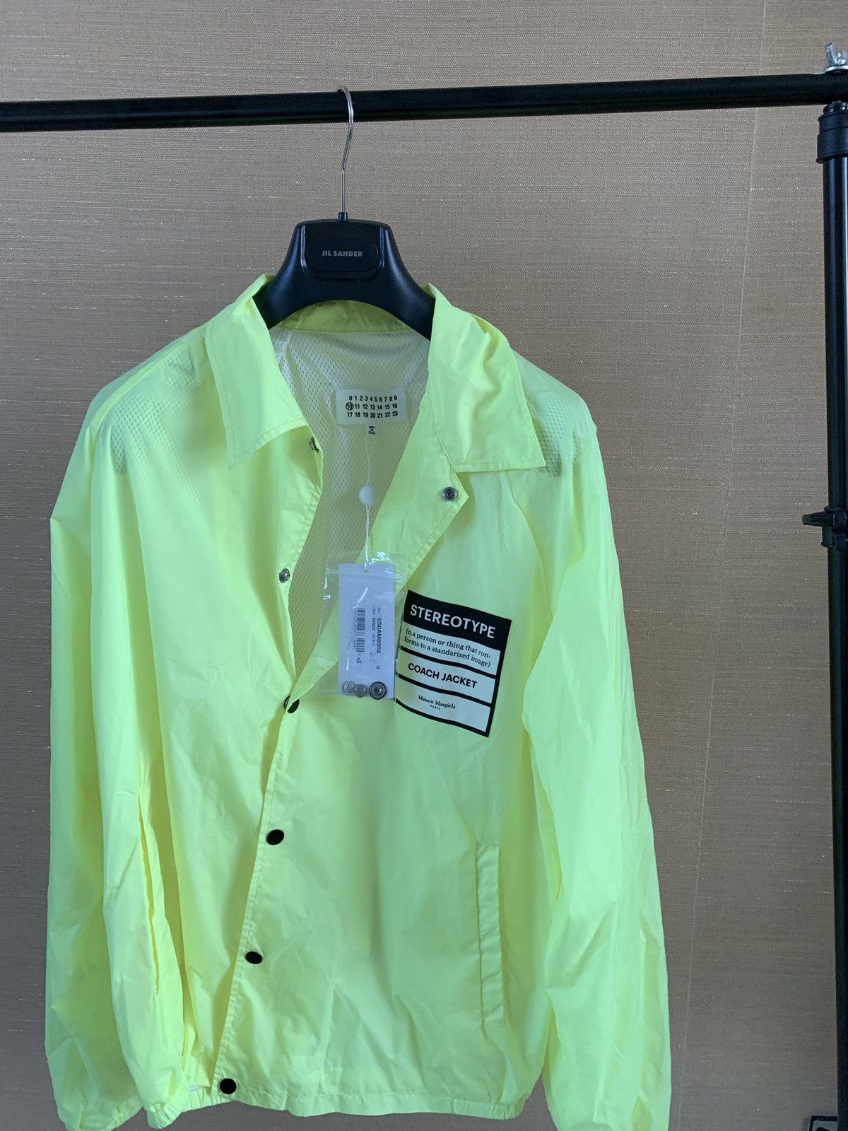 Maison Margiela Coach Stereotype Jacket in Highlighter Yellow Size US M / EU 48-50 / 2 - 2 Thumbnail
