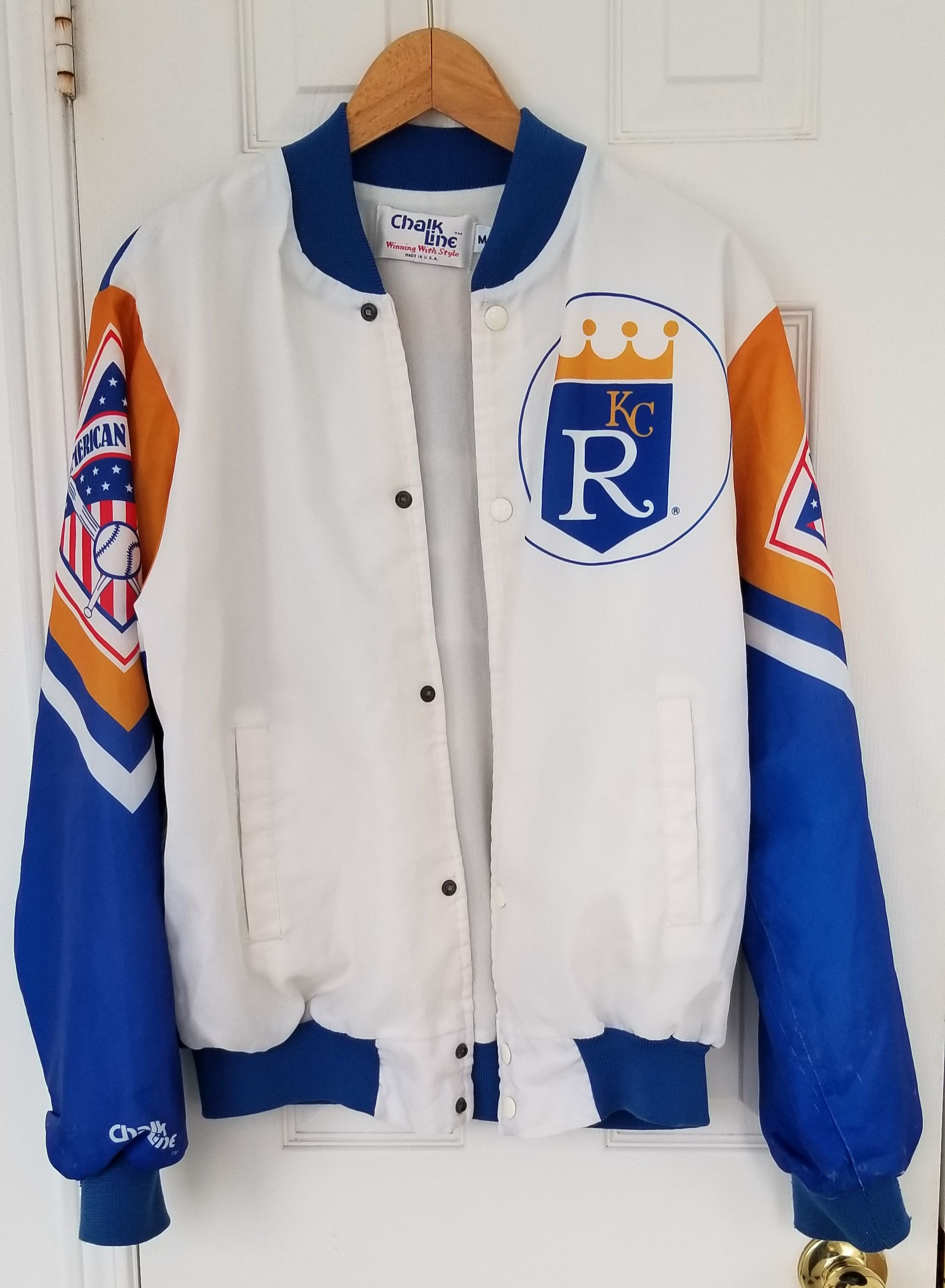 Chalk Line Chalk Line Fanimation Kansas City Royals Varsity Jacket 90s Size US M / EU 48-50 / 2 - 3 Thumbnail