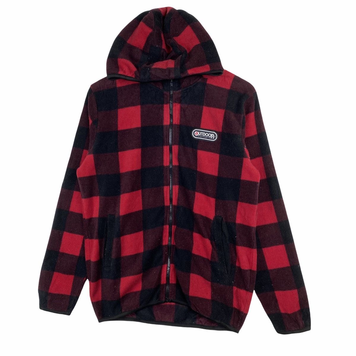 Vintage OUTDOOR Small Logo Fleece Zipper Hoodie Sweater Jacket Size US M / EU 48-50 / 2 - 3 Thumbnail