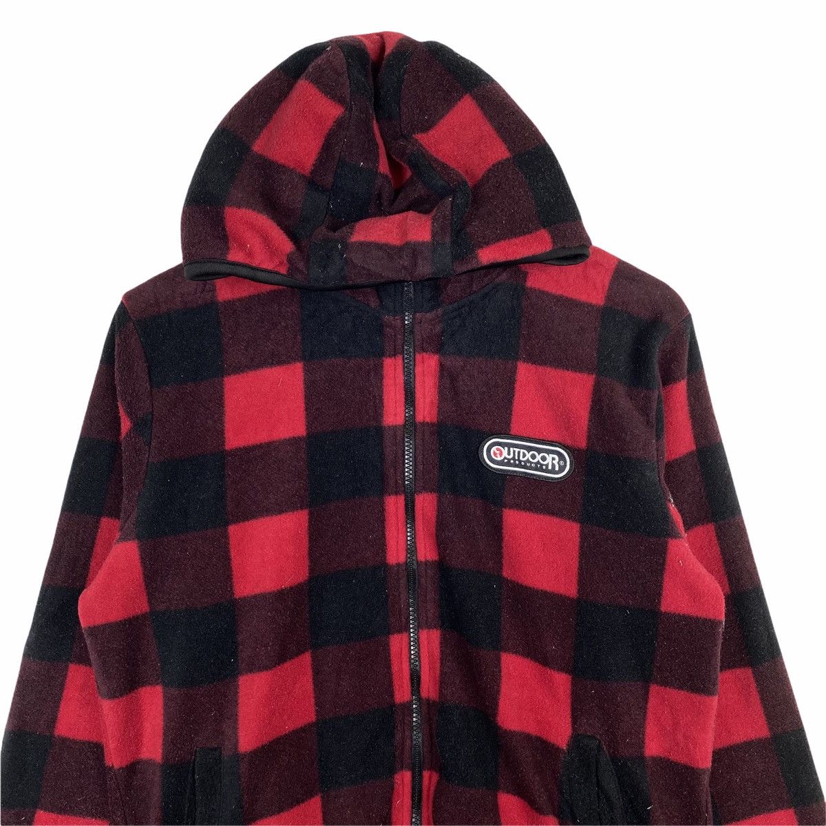 Vintage OUTDOOR Small Logo Fleece Zipper Hoodie Sweater Jacket Size US M / EU 48-50 / 2 - 4 Thumbnail