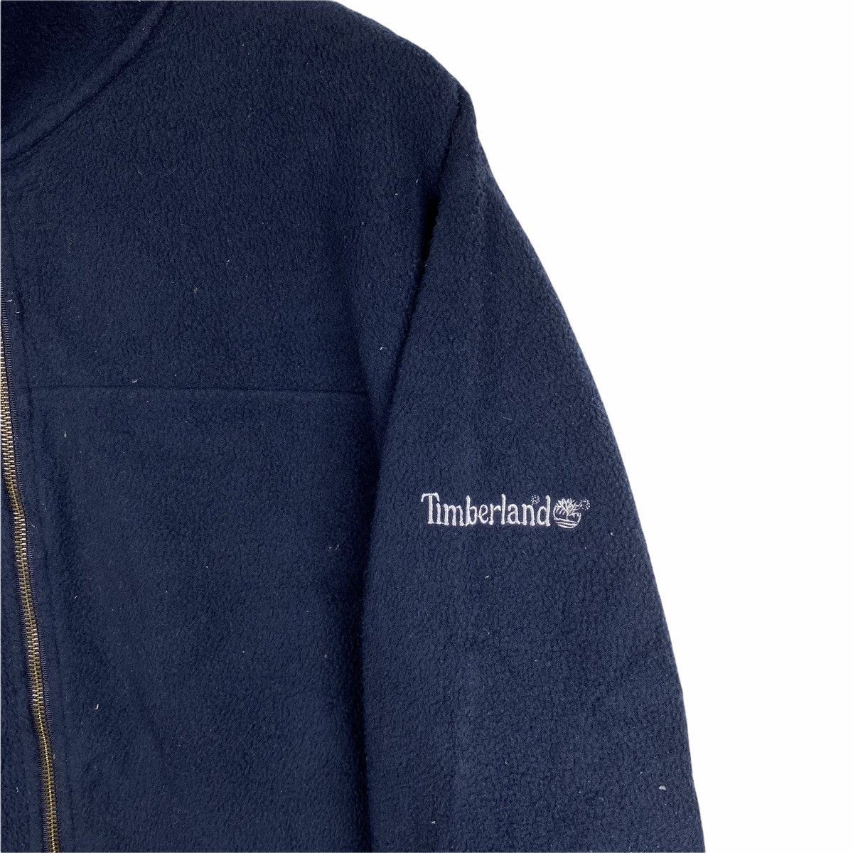 Timberland × Vintage VINTAGE TIMBERLAND SMALL LOGO FLEECE ZIPPER SWEATER Size US L / EU 52-54 / 3 - 5 Thumbnail