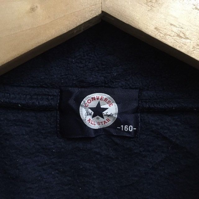 Converse × Vintage VINTAGE CONVERSE ALL STAR BIG LOGO FLEECE ZIPPER SWEATER Size US XS / EU 42 / 0 - 3 Thumbnail