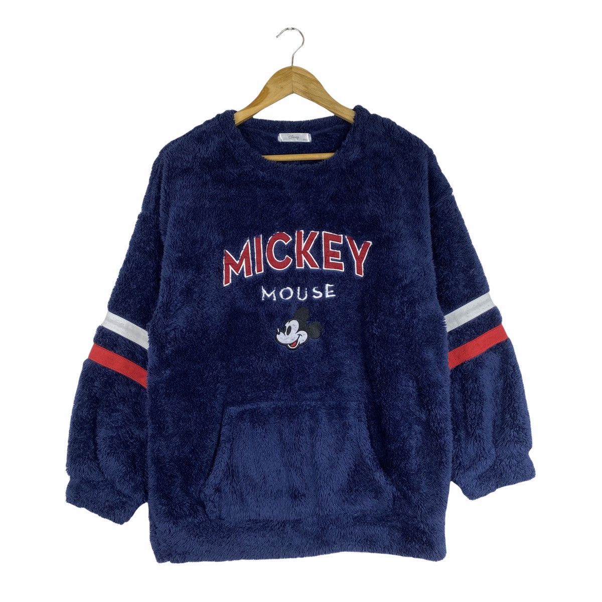 Disney × Mickey Mouse × Vintage VINTAGE MICKEY MOUSE DISNEY BIG LOGO FLEECE SWEATSHIRT Size US M / EU 48-50 / 2 - 1 Thumbnail
