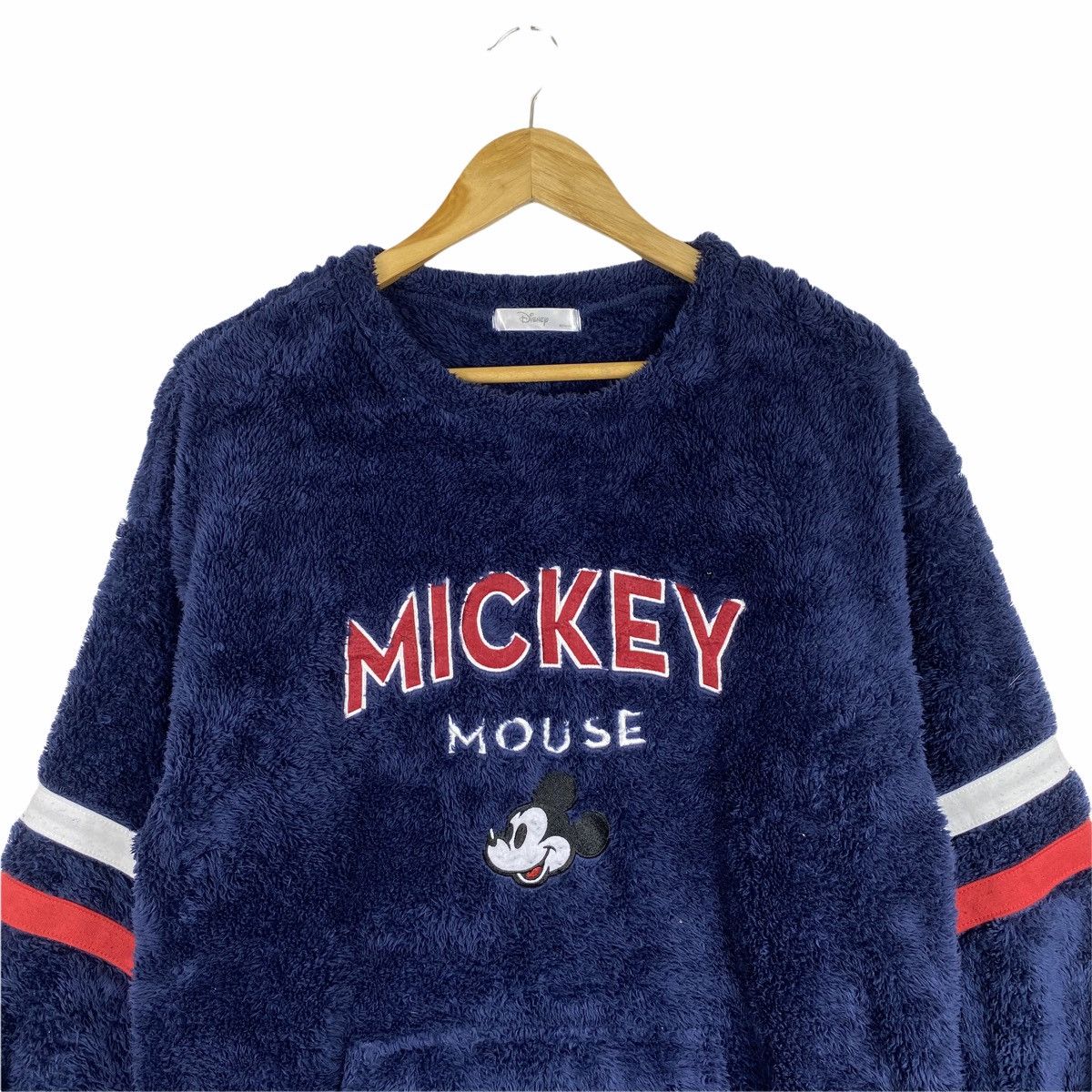 Disney × Mickey Mouse × Vintage VINTAGE MICKEY MOUSE DISNEY BIG LOGO FLEECE SWEATSHIRT Size US M / EU 48-50 / 2 - 4 Thumbnail