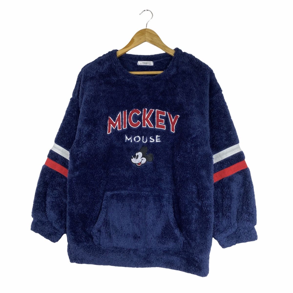Disney × Mickey Mouse × Vintage VINTAGE MICKEY MOUSE DISNEY BIG LOGO FLEECE SWEATSHIRT Size US M / EU 48-50 / 2 - 3 Thumbnail