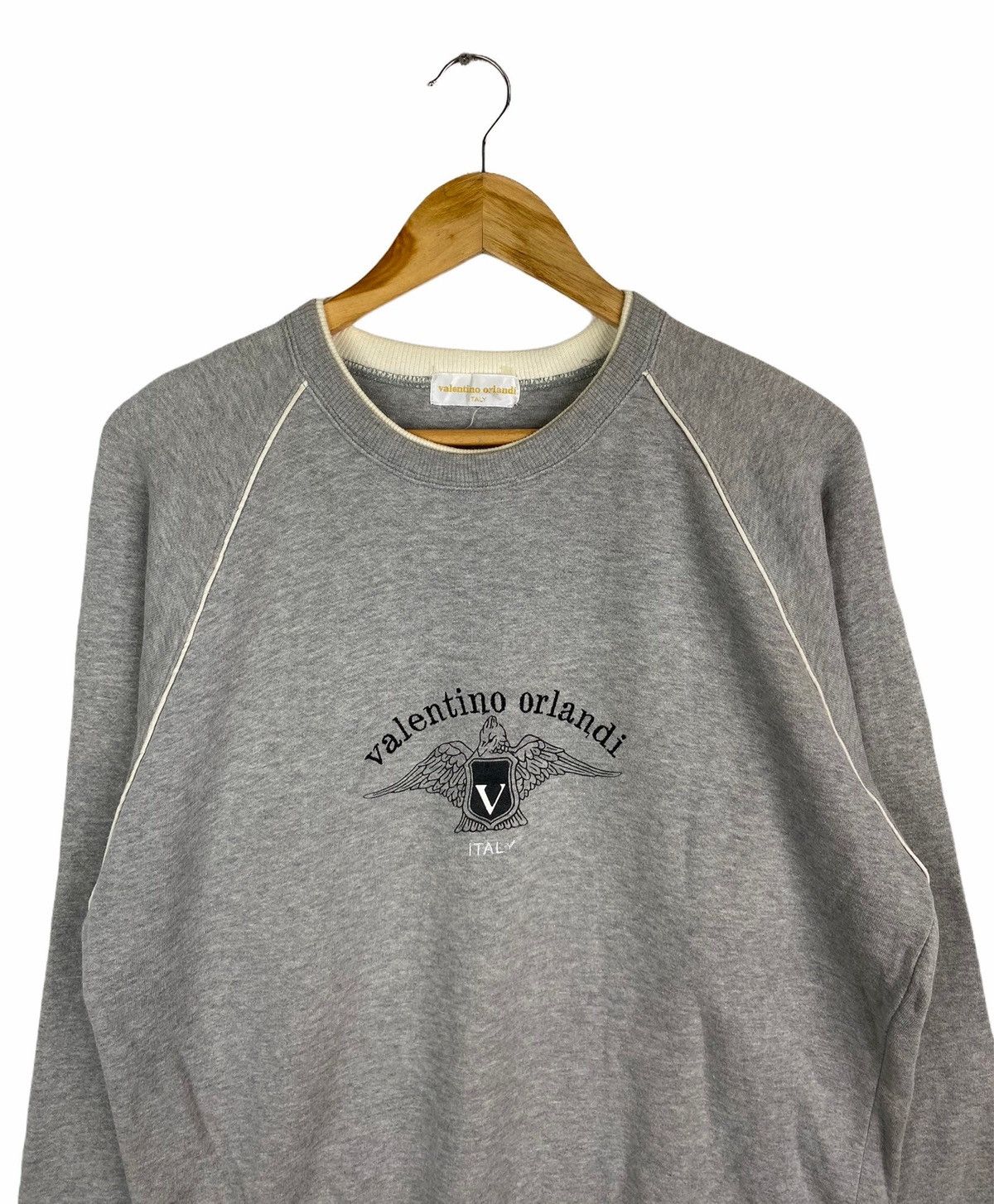 Valentino × Vintage VINTAGE ORLANDI VALENTINO ITALY BIG LOGO SWEATSHIRT Size US M / EU 48-50 / 2 - 3 Thumbnail