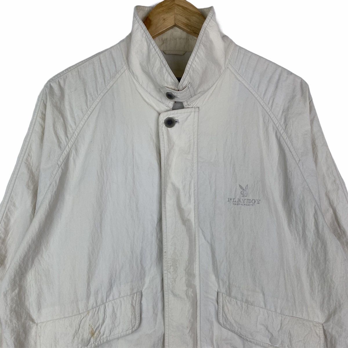 Playboy × Vintage Vintage PLAYBOY Sport Small Logo Zipper Light Jacket Size US L / EU 52-54 / 3 - 4 Thumbnail