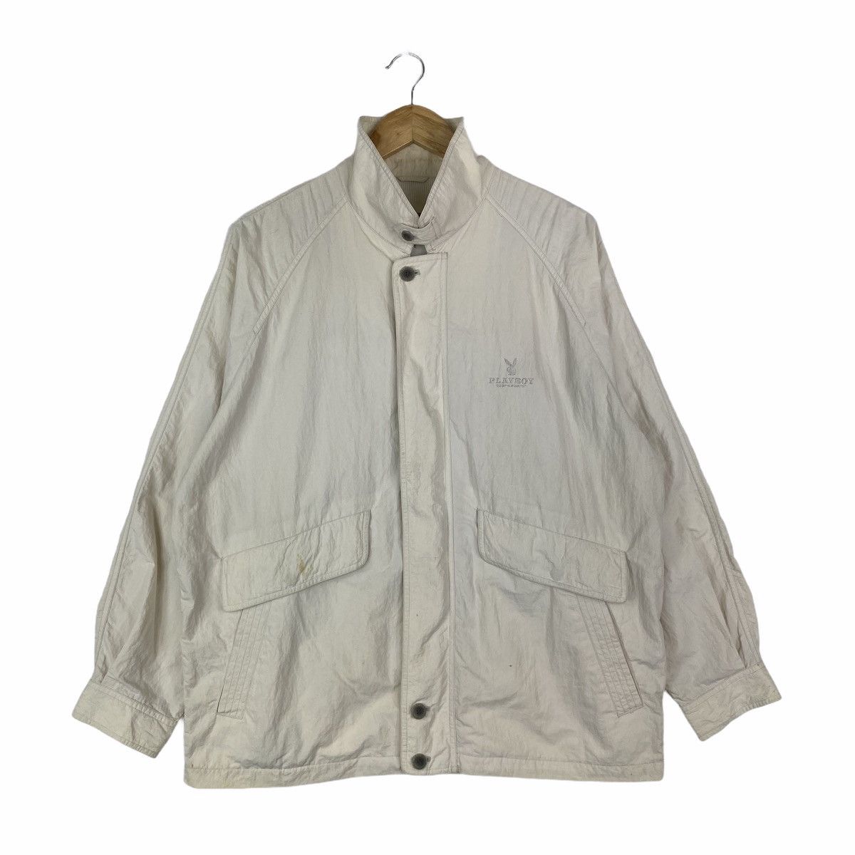 Playboy × Vintage Vintage PLAYBOY Sport Small Logo Zipper Light Jacket Size US L / EU 52-54 / 3 - 1 Thumbnail