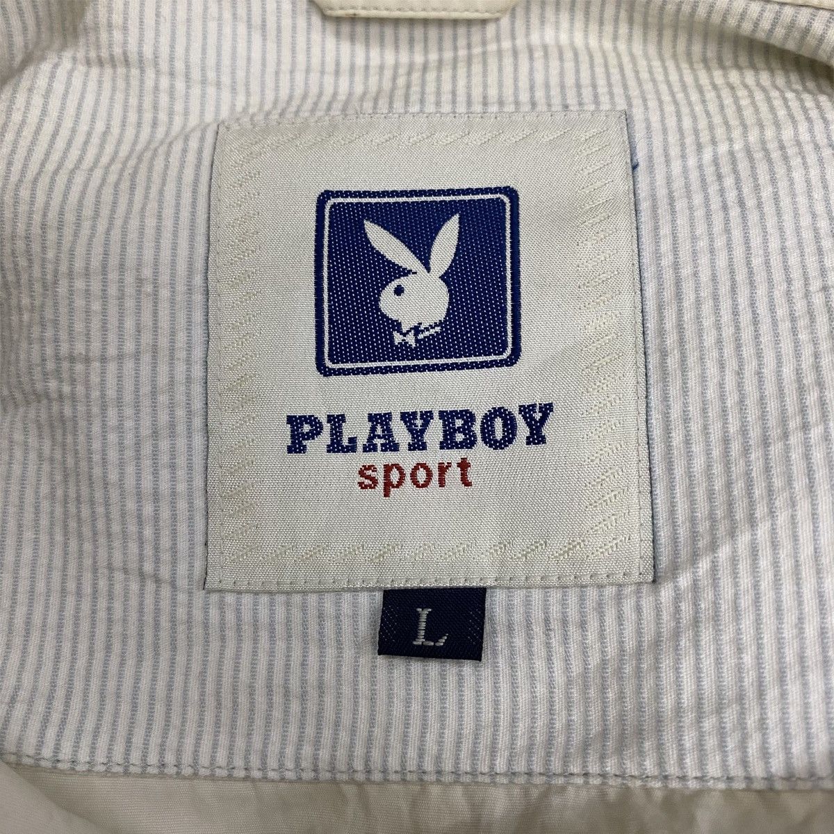 Playboy × Vintage Vintage PLAYBOY Sport Small Logo Zipper Light Jacket Size US L / EU 52-54 / 3 - 6 Thumbnail