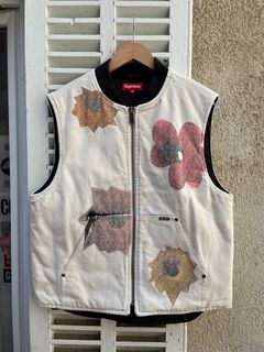 Supreme Supreme Nate Lowman Work Vest Natural taille M | Grailed