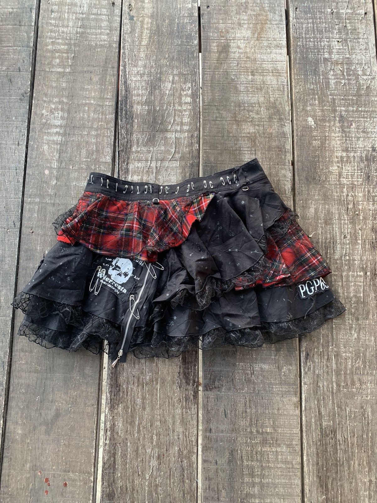 image of Avant Garde x Seditionaries Blood Storm Mad Punks Nice Design in Red, Women's (Size 30)