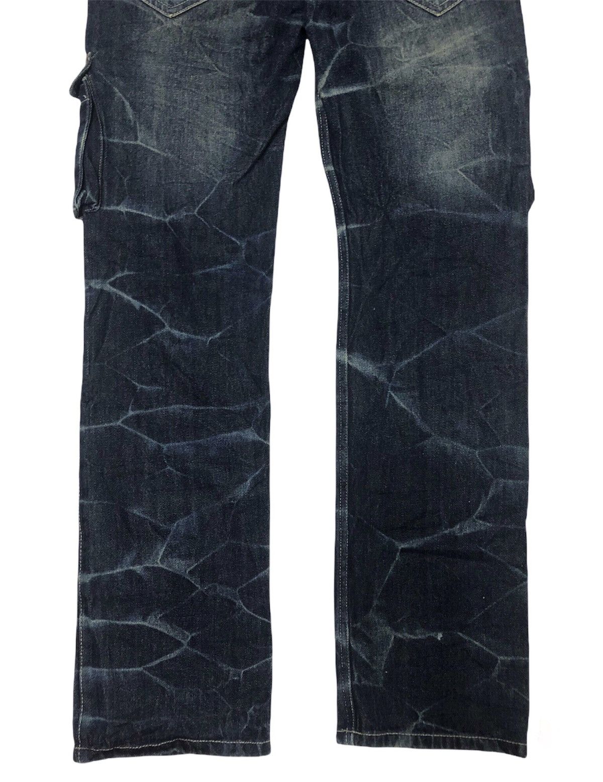 Hysteric Glamour × Japanese Brand RARE!! DOUBLEFOCUS MULTI POCKET SKULLBUTTON FLARED JEANS Size US 32 / EU 48 - 7 Thumbnail