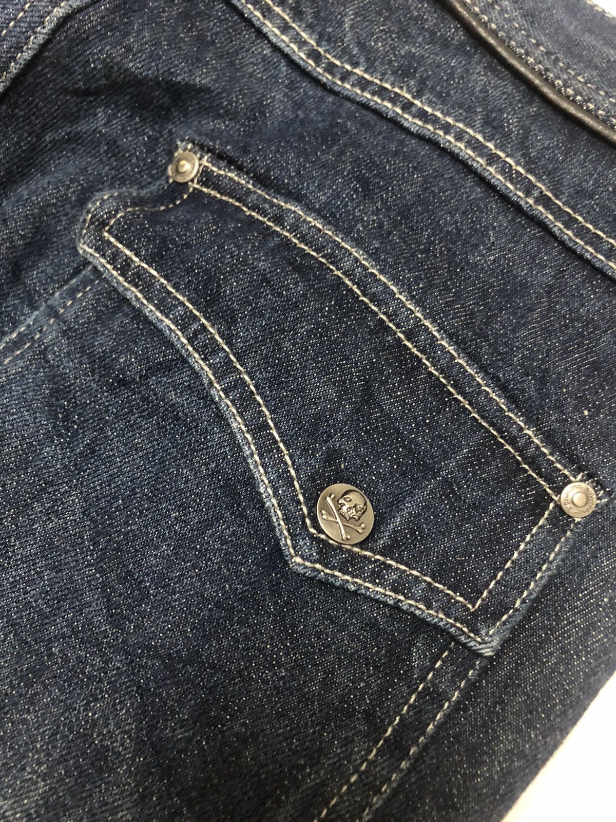 Hysteric Glamour × Japanese Brand RARE!! DOUBLEFOCUS MULTI POCKET SKULLBUTTON FLARED JEANS Size US 32 / EU 48 - 11 Thumbnail