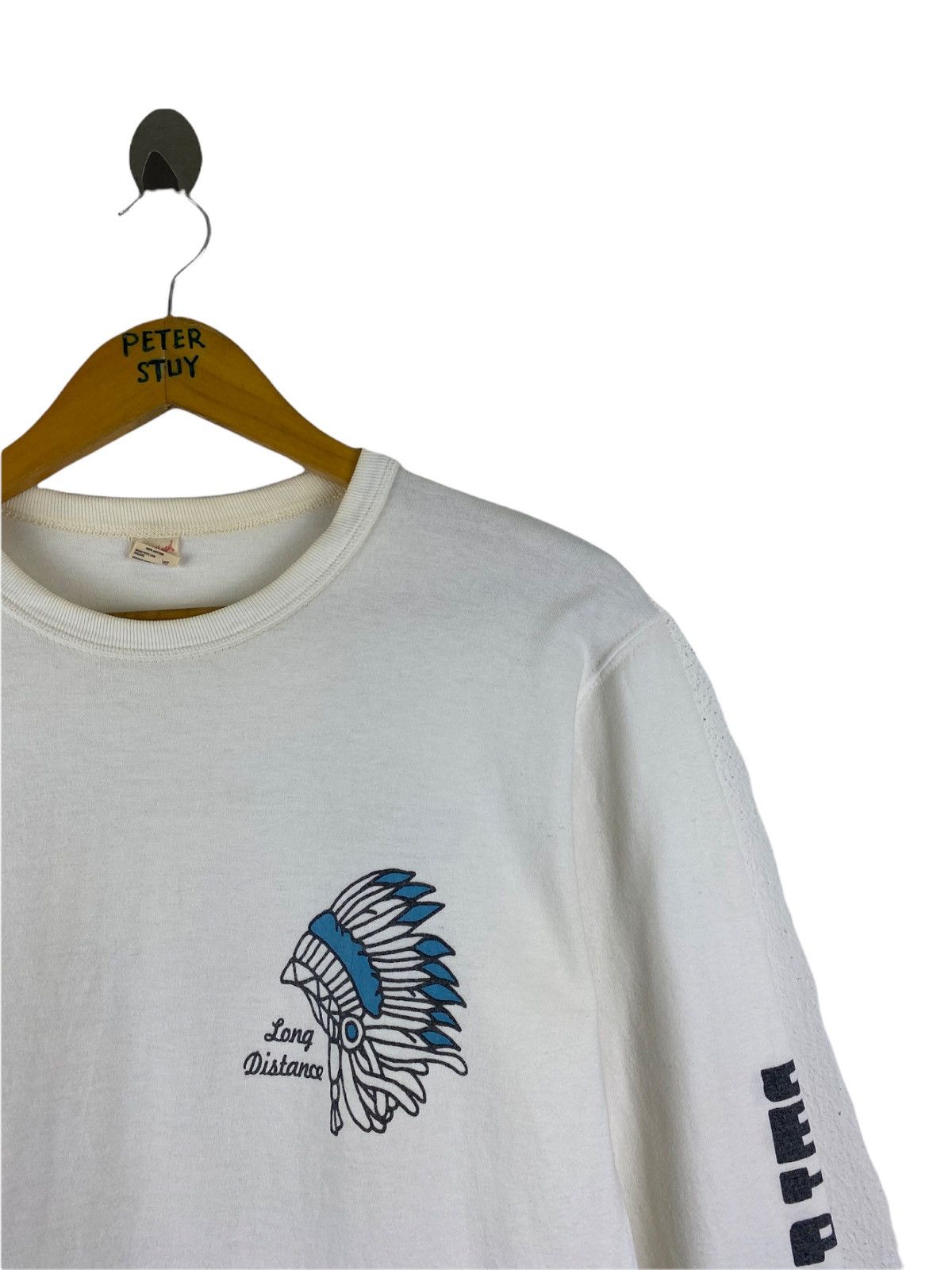 The Flat Head × Vintage VINTAGE THE FLAT HEAD MOTORCYCLE RACE LONGSHIRT Size US M / EU 48-50 / 2 - 6 Thumbnail