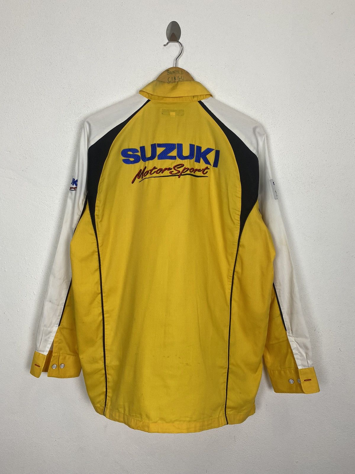 Vintage VINTAGE SUZUKI MOTORSPORT WORKER SHIRT Size US L / EU 52-54 / 3 - 2 Thumbnail