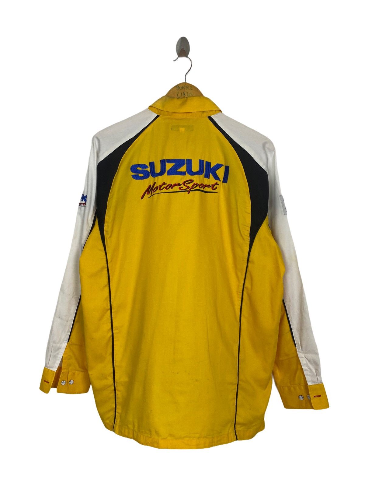 Vintage VINTAGE SUZUKI MOTORSPORT WORKER SHIRT Size US L / EU 52-54 / 3 - 1 Thumbnail