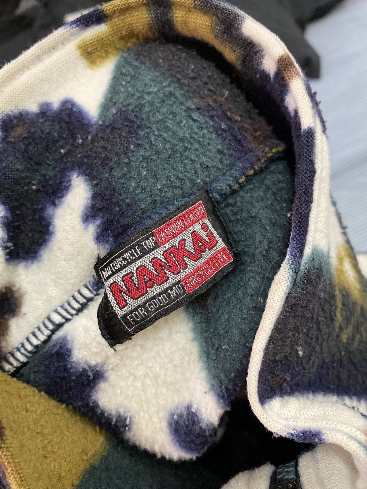 Vintage Vintage Nankai printed Fleece sweater Size US L / EU 52-54 / 3 - 4 Thumbnail