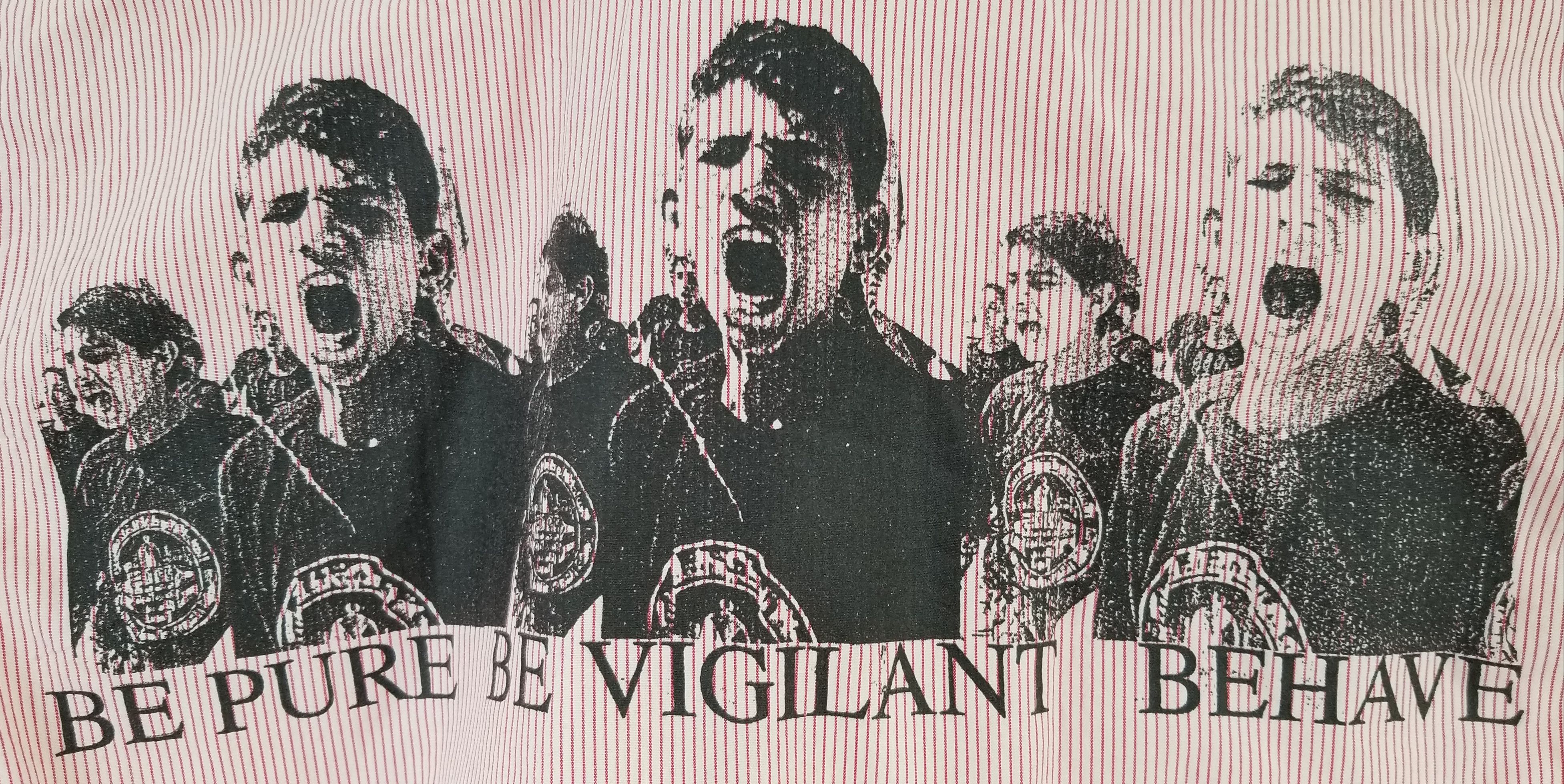Raf Simons Raf Simons Iconic 2002 Be Pure Vigilant Behave Shirt Size US S / EU 44-46 / 1 - 1 Thumbnail