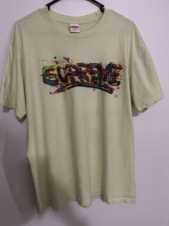 Supreme Paint Logo Tee | Grailed