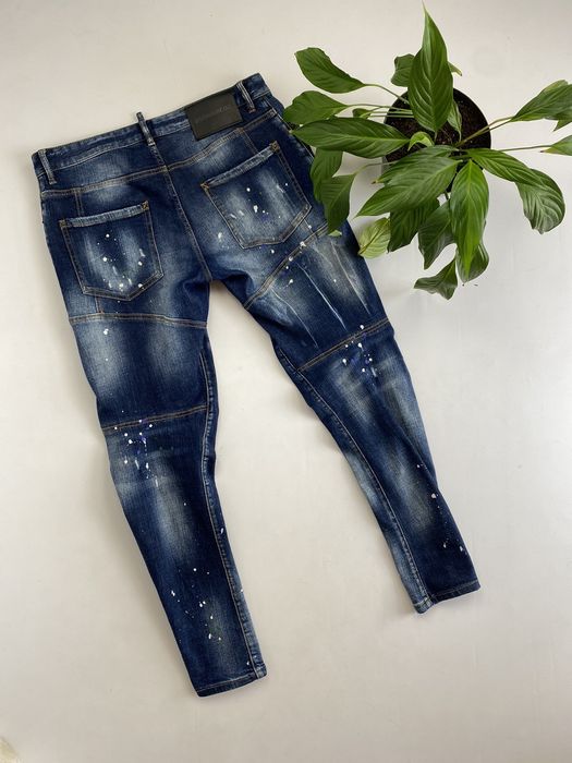 Dsquared2 Dsquared 2 Denim Jeans Pink Paint Splatter Sexy Twist | Grailed