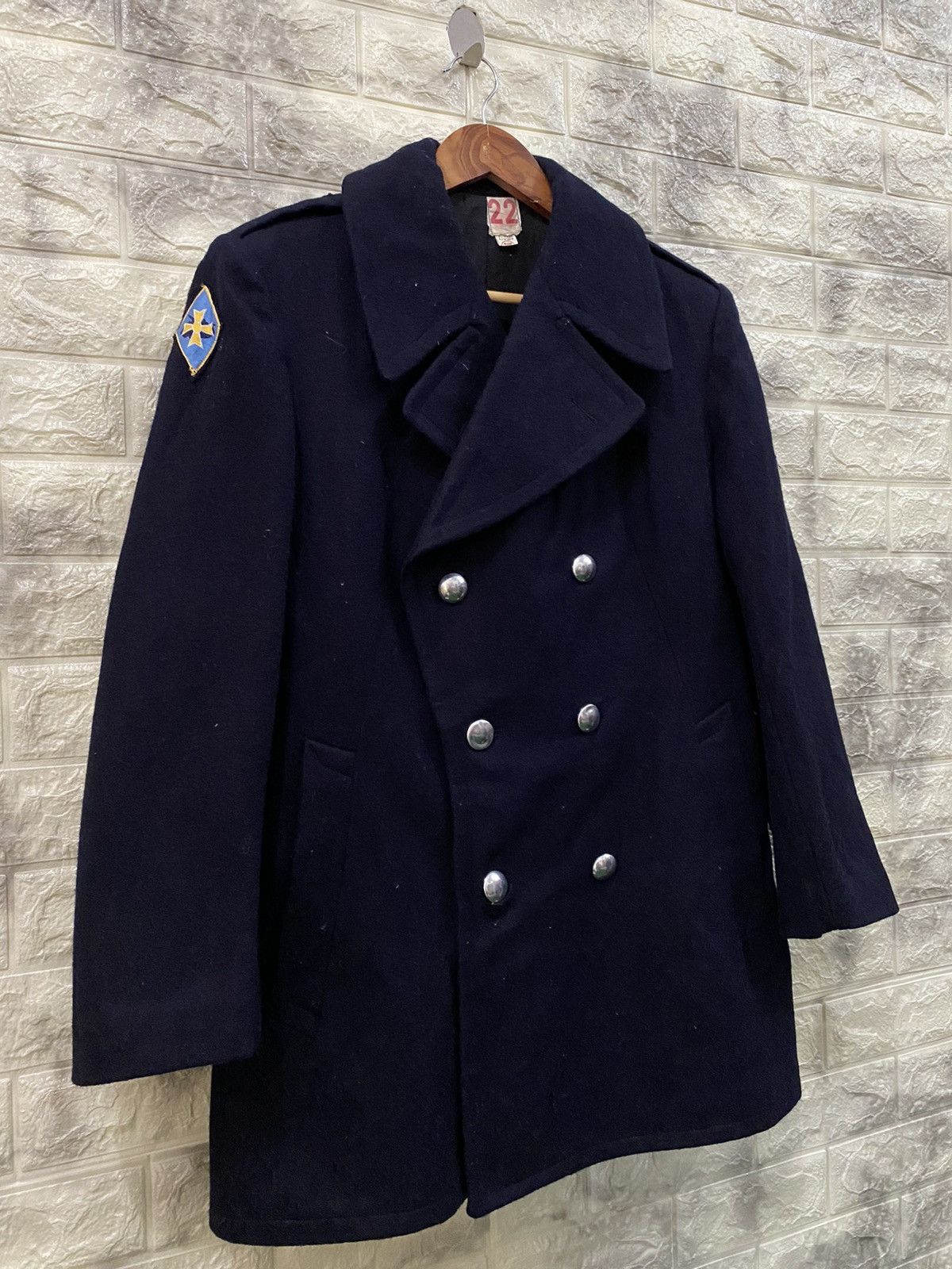 Vintage Vintage Paul Boye Bedarieux 22 double breast Coat Size US M / EU 48-50 / 2 - 3 Thumbnail