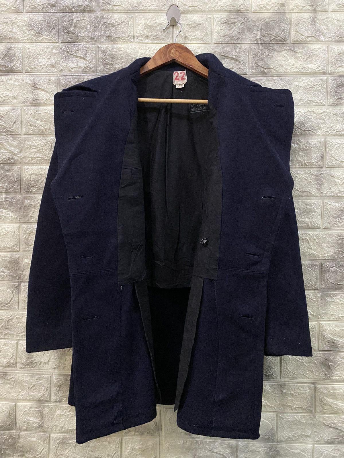 Vintage Vintage Paul Boye Bedarieux 22 double breast Coat Size US M / EU 48-50 / 2 - 8 Thumbnail