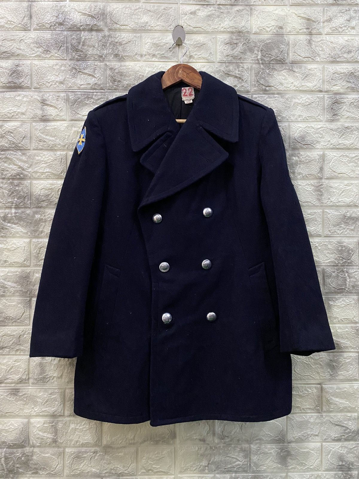 Vintage Vintage Paul Boye Bedarieux 22 double breast Coat Size US M / EU 48-50 / 2 - 1 Thumbnail