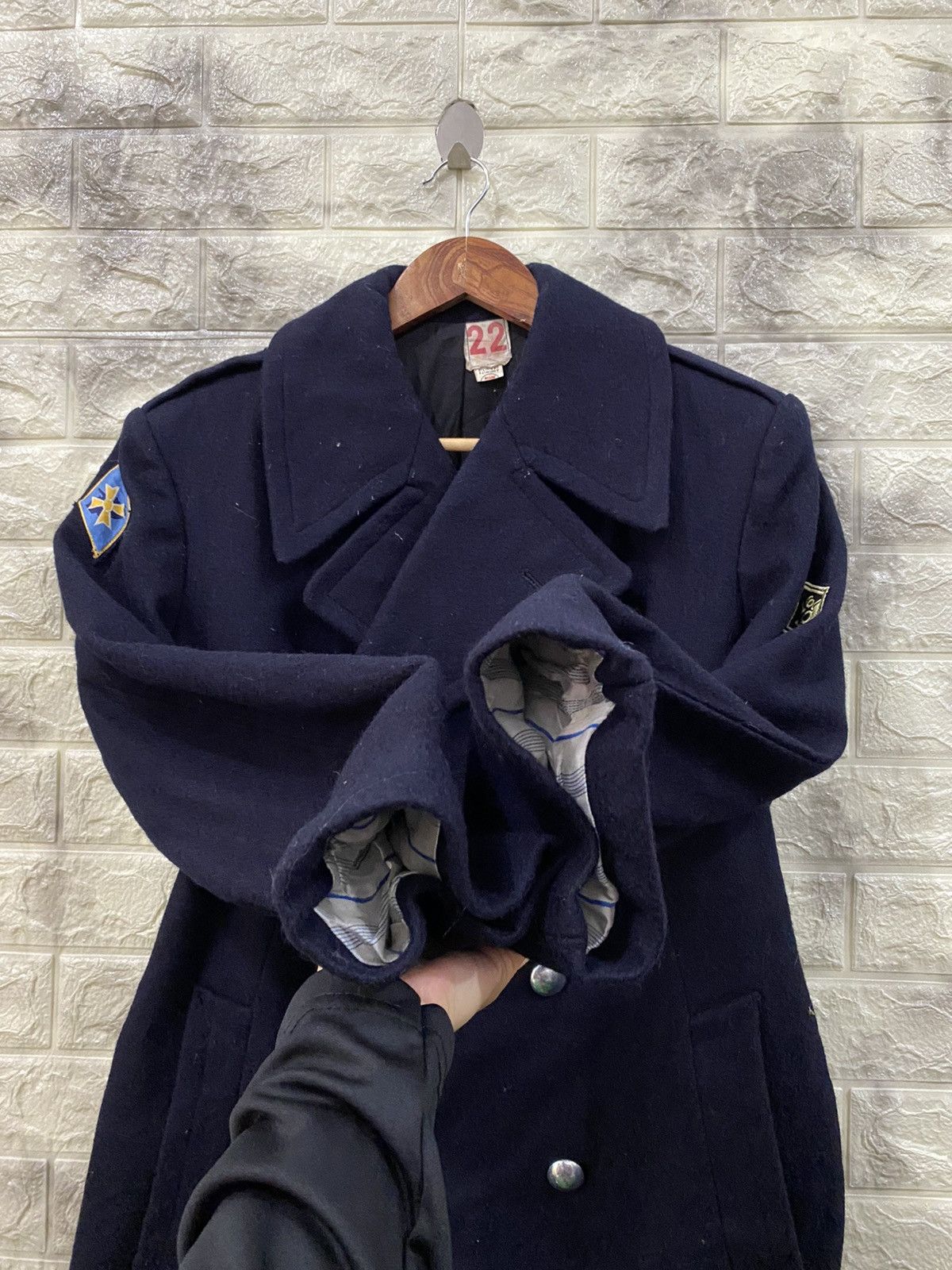 Vintage Vintage Paul Boye Bedarieux 22 double breast Coat Size US M / EU 48-50 / 2 - 11 Thumbnail