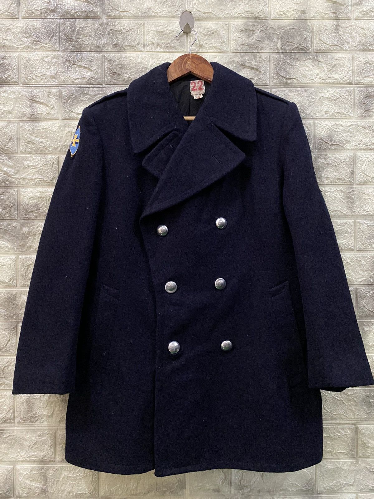 Vintage Vintage Paul Boye Bedarieux 22 double breast Coat Size US M / EU 48-50 / 2 - 2 Thumbnail