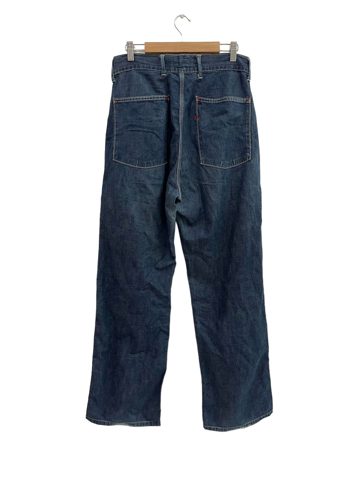 45rpm × Kapital 45RPM Carpenter Pants Blue Cafe Jeans Size US 30 / EU 46 - 3 Thumbnail