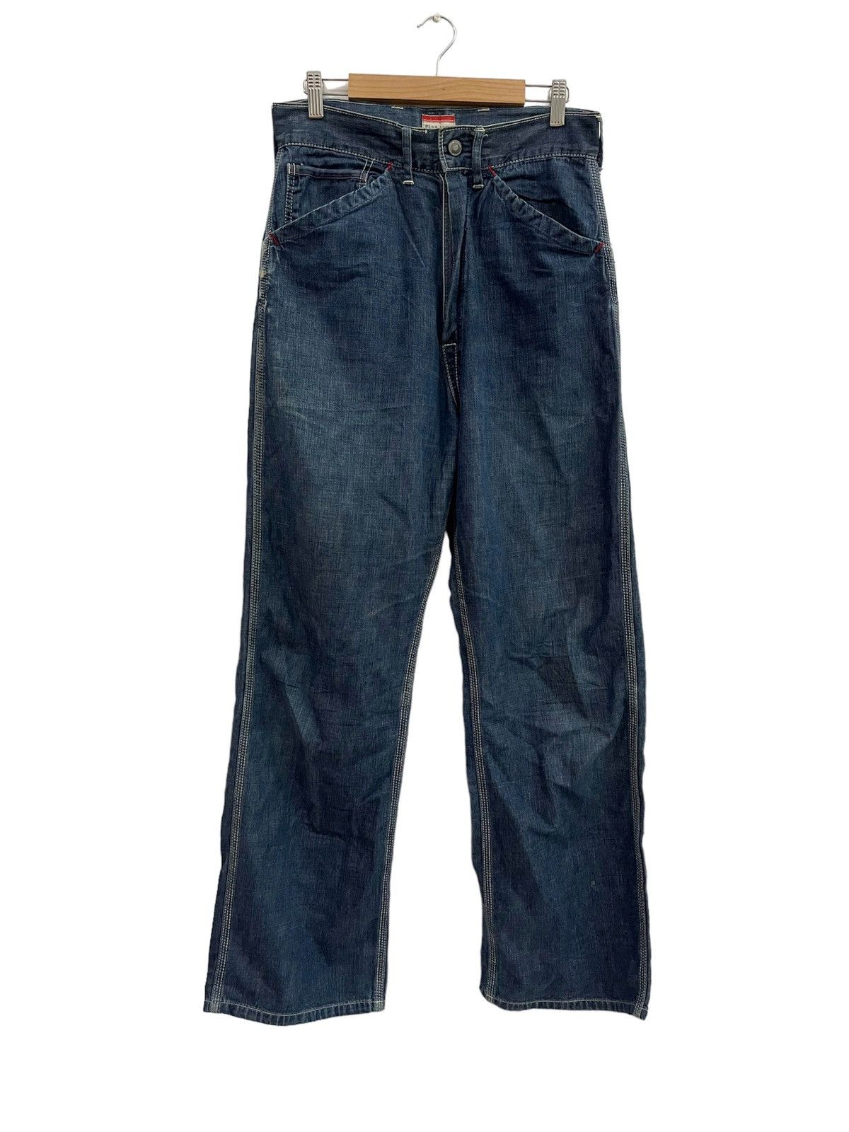 45rpm × Kapital 45RPM Carpenter Pants Blue Cafe Jeans Size US 30 / EU 46 - 1 Thumbnail