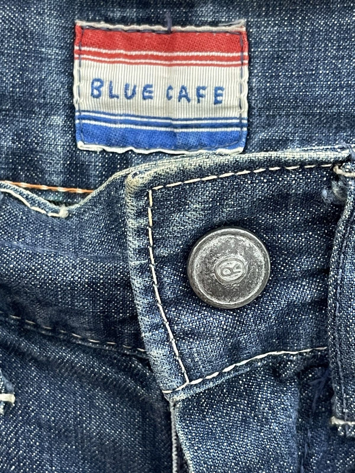 45rpm × Kapital 45RPM Carpenter Pants Blue Cafe Jeans Size US 30 / EU 46 - 6 Thumbnail