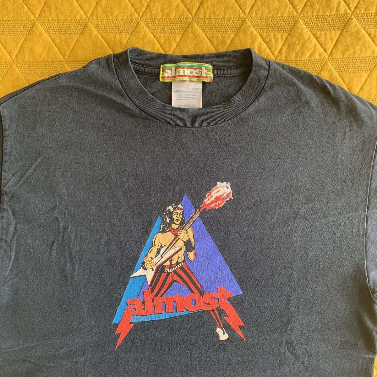 Vintage Vintage y2k Almost Skate Tee Rocker Large 2003 Rodney Mullen Size US L / EU 52-54 / 3 - 5 Thumbnail