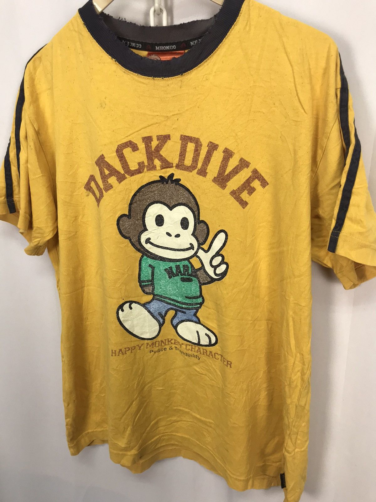 Japanese Brand Mbongo distressed tshirt Size US M / EU 48-50 / 2 - 5 Thumbnail