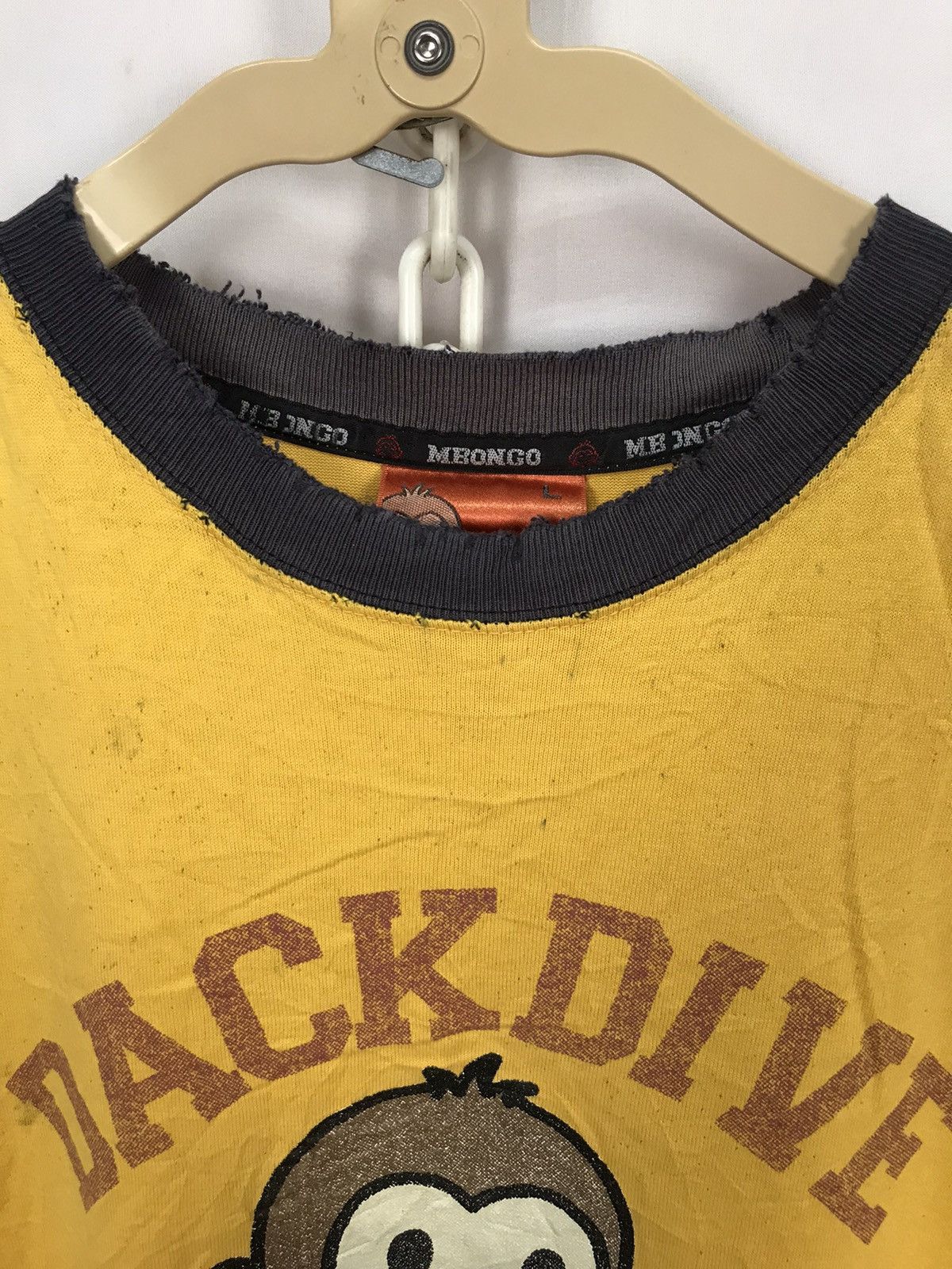 Japanese Brand Mbongo distressed tshirt Size US M / EU 48-50 / 2 - 4 Thumbnail