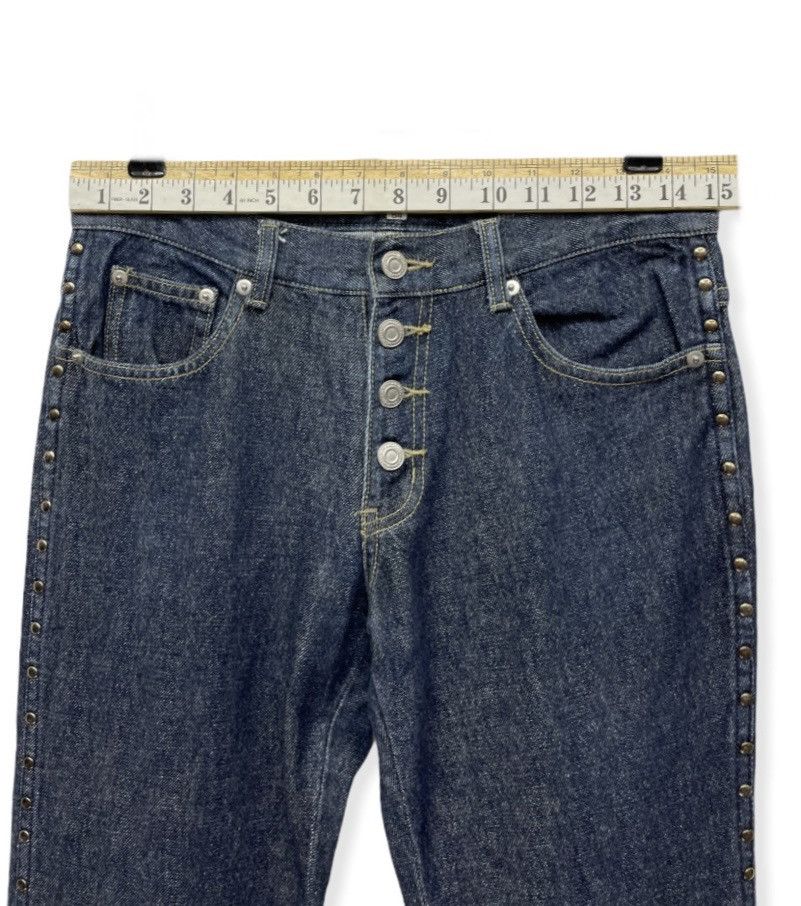 Japanese Brand LIVRE CLAIRE Side Studded Retro Flared Denim Pants Size US 28 / EU 44 - 5 Thumbnail