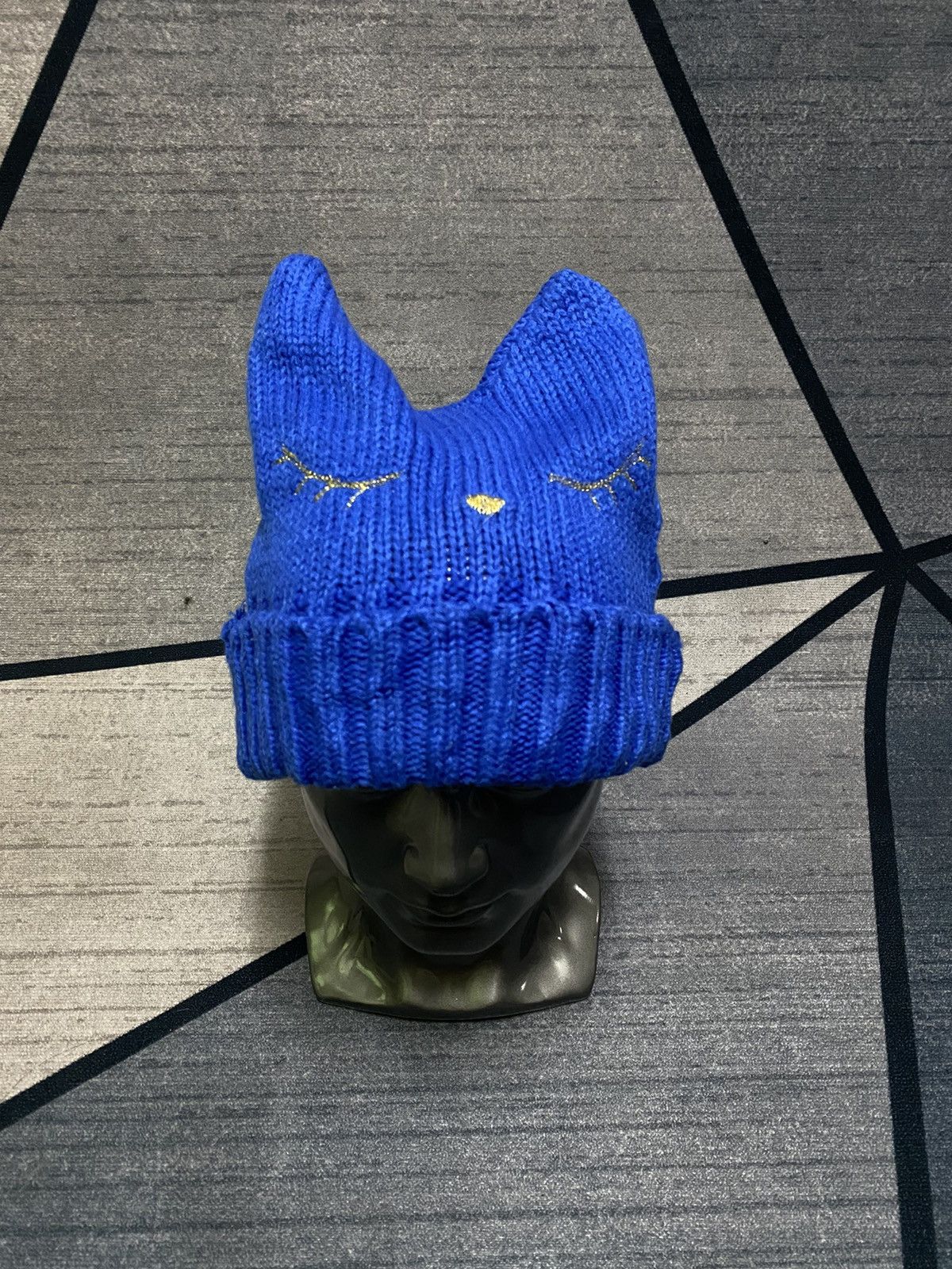 Japanese Brand Japanese Cat Ear Bunny Horn Devil Beanie Hat Size ONE SIZE - 2 Thumbnail