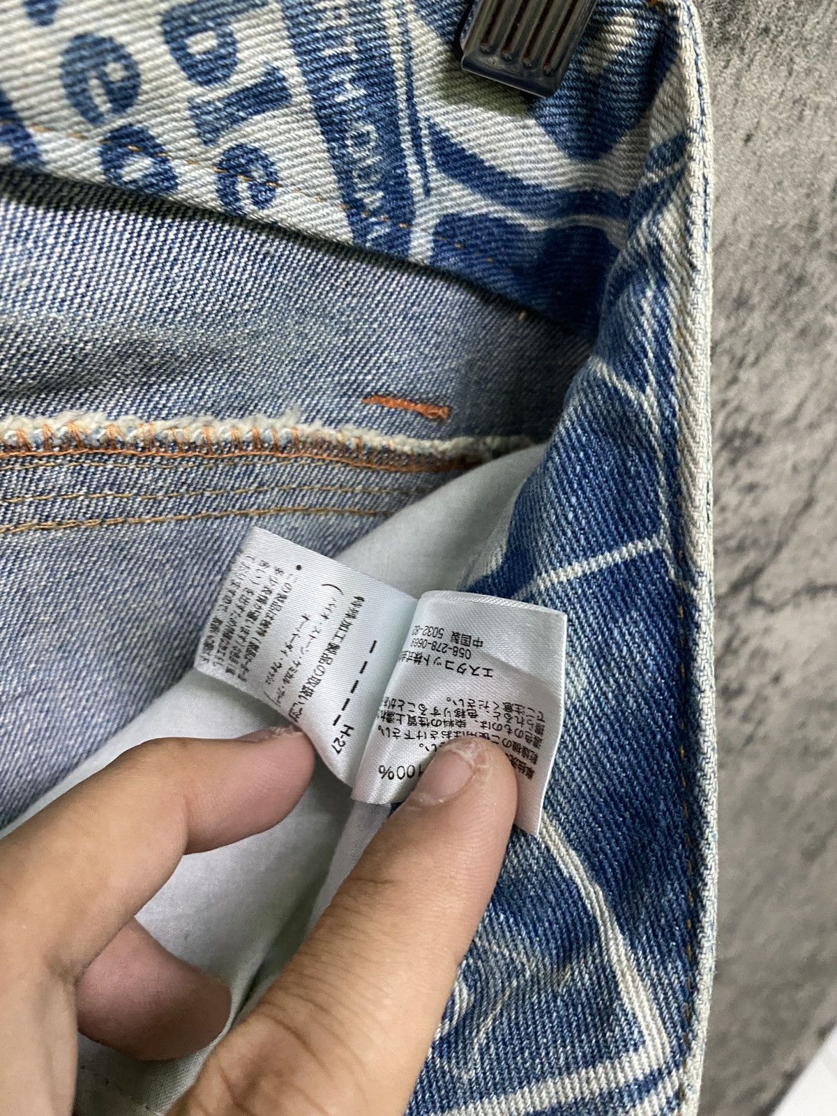 If Six Was Nine Acid Wash Faded SURF GIRLS Hysteric Glamour Denim Size US 28 / EU 44 - 13 Thumbnail