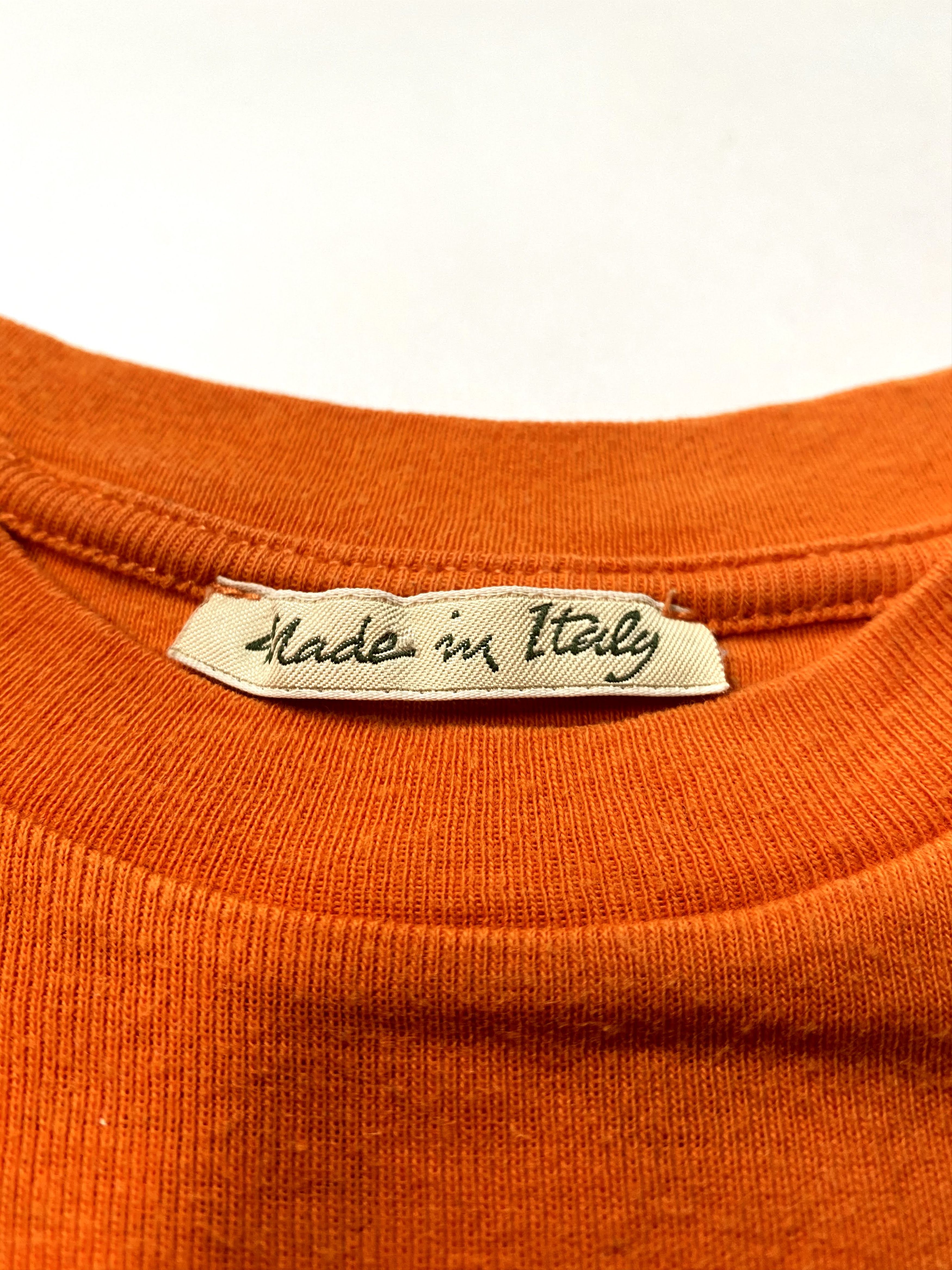 Jean Paul Gaultier ⚡️QUICK SALE⚡️Jean Paul Gaultier Jean's Orange Logo Tshirt Size L / US 10 / IT 46 - 3 Thumbnail