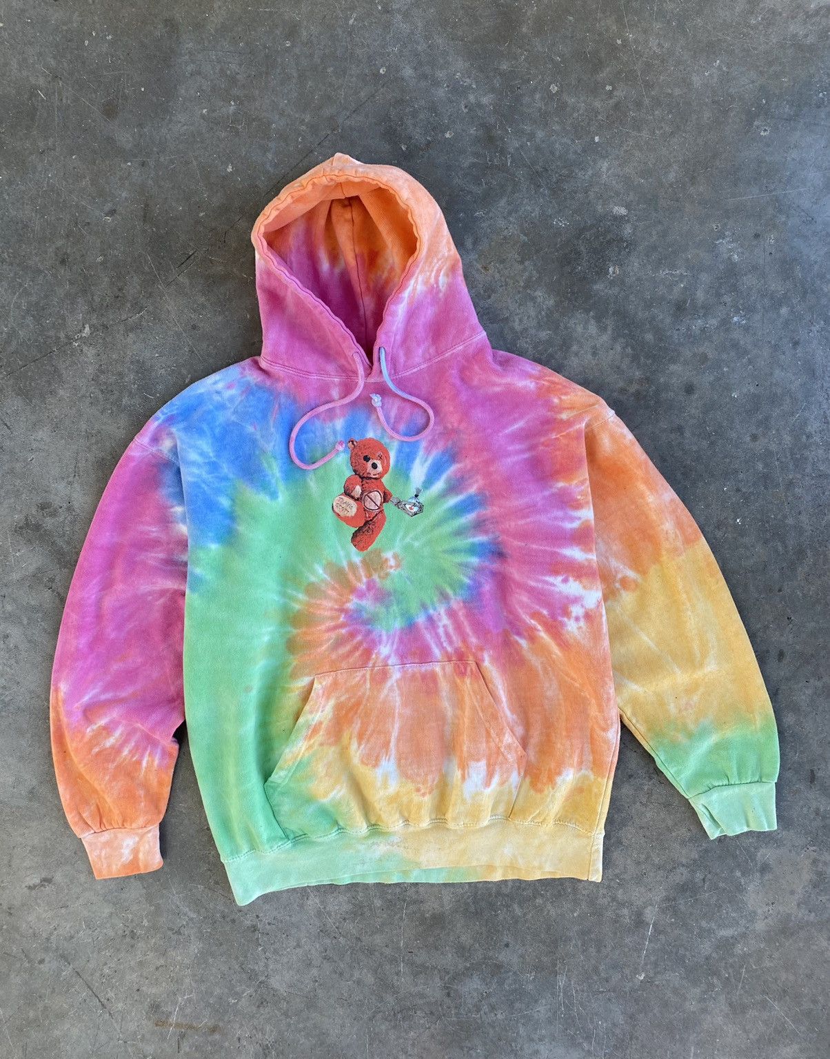 Travis Scott Travis Scott Astroworld Tie Dye Bear Hoodie Large 🧊 Cactus Size US L / EU 52-54 / 3 - 1 Thumbnail