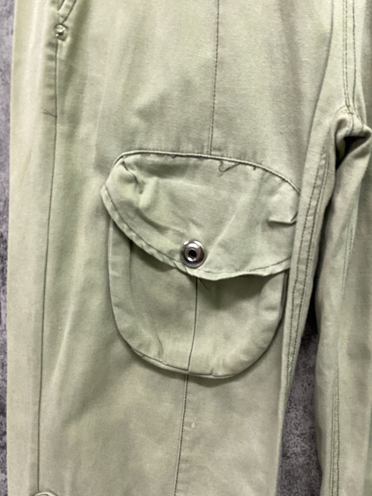 Other JUNYE JEAN 8 Pockets Rare Design Faded Distressed Pant Size US 29 - 10 Thumbnail