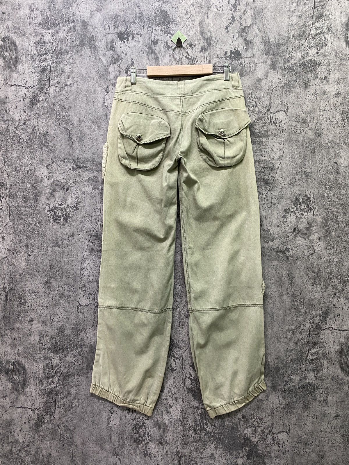 Other JUNYE JEAN 8 Pockets Rare Design Faded Distressed Pant Size US 29 - 2 Thumbnail