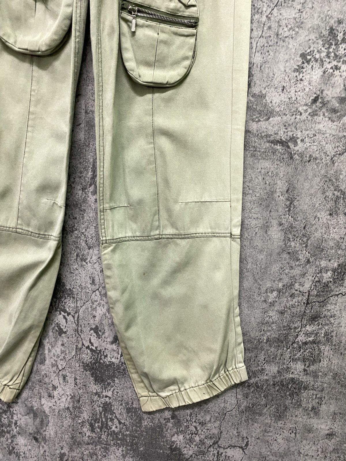 Other JUNYE JEAN 8 Pockets Rare Design Faded Distressed Pant Size US 29 - 6 Thumbnail