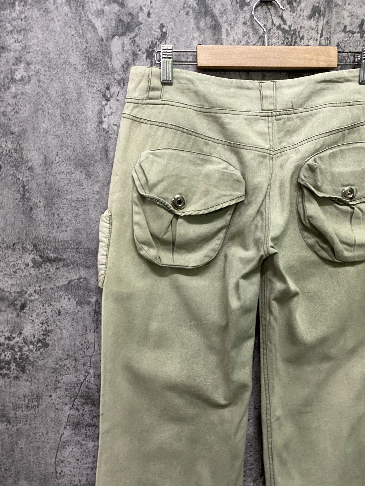 Other JUNYE JEAN 8 Pockets Rare Design Faded Distressed Pant Size US 29 - 13 Thumbnail