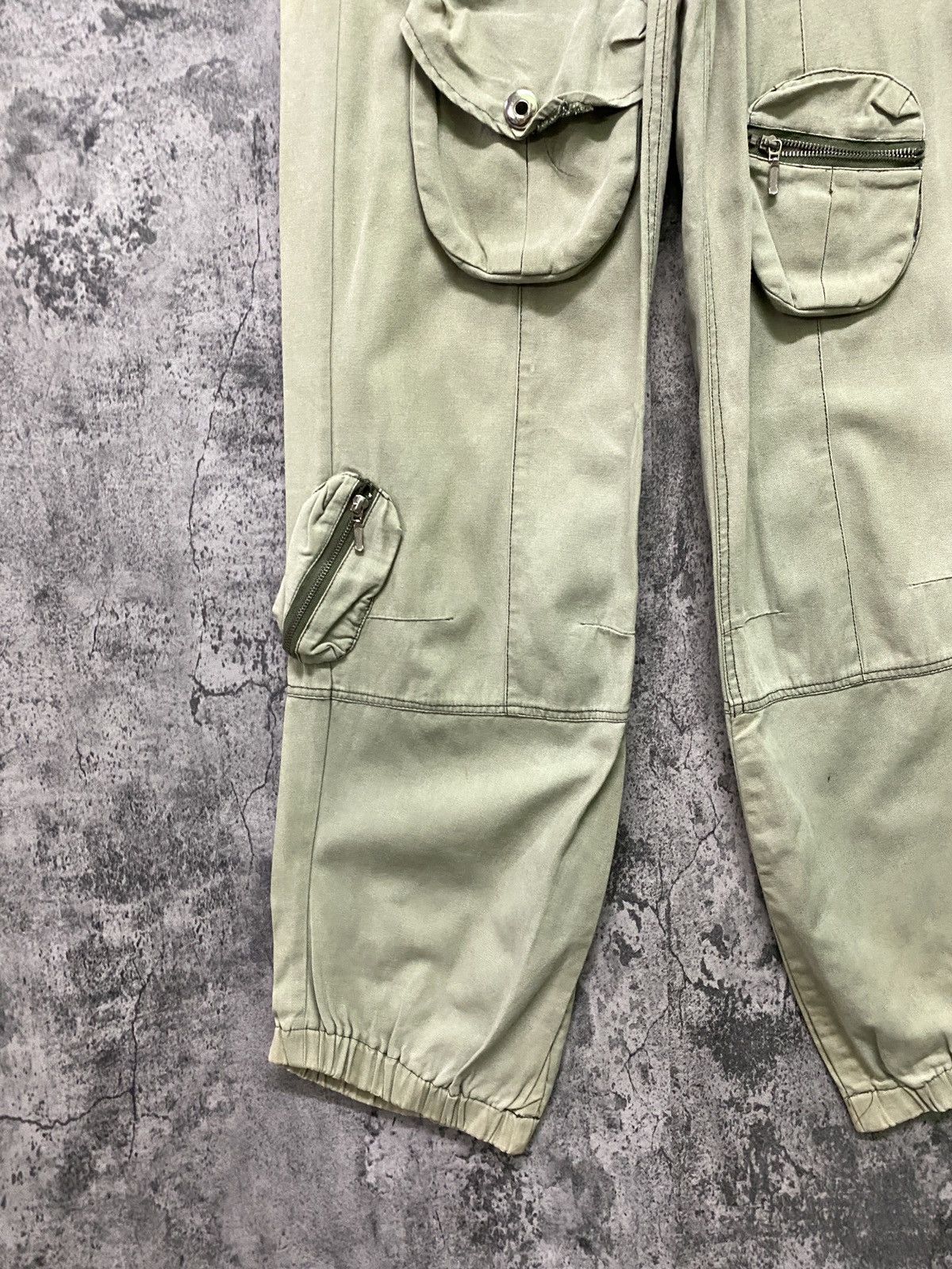 Other JUNYE JEAN 8 Pockets Rare Design Faded Distressed Pant Size US 29 - 7 Thumbnail