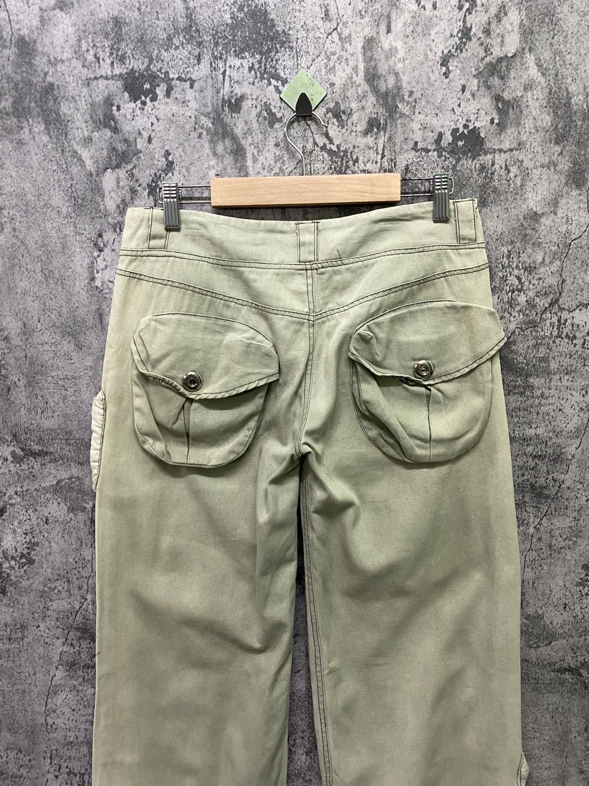 Other JUNYE JEAN 8 Pockets Rare Design Faded Distressed Pant Size US 29 - 12 Thumbnail