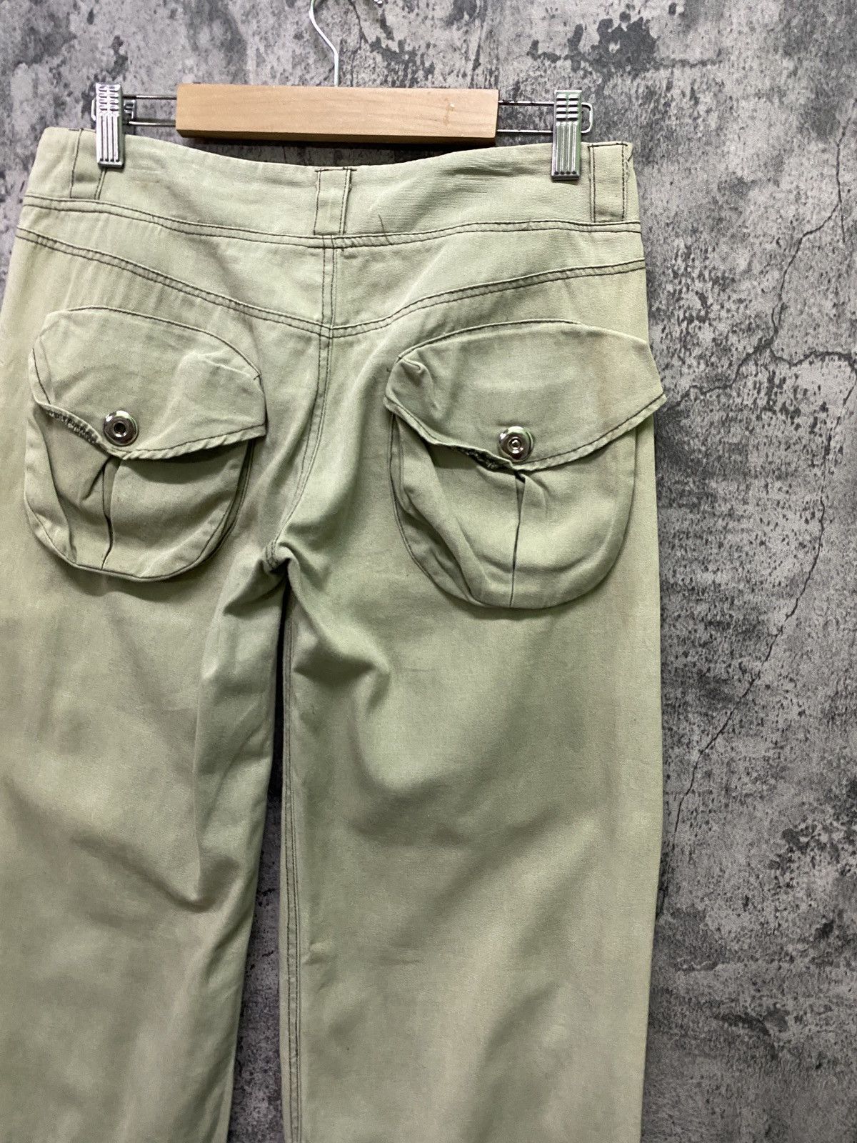 Other JUNYE JEAN 8 Pockets Rare Design Faded Distressed Pant Size US 29 - 14 Thumbnail