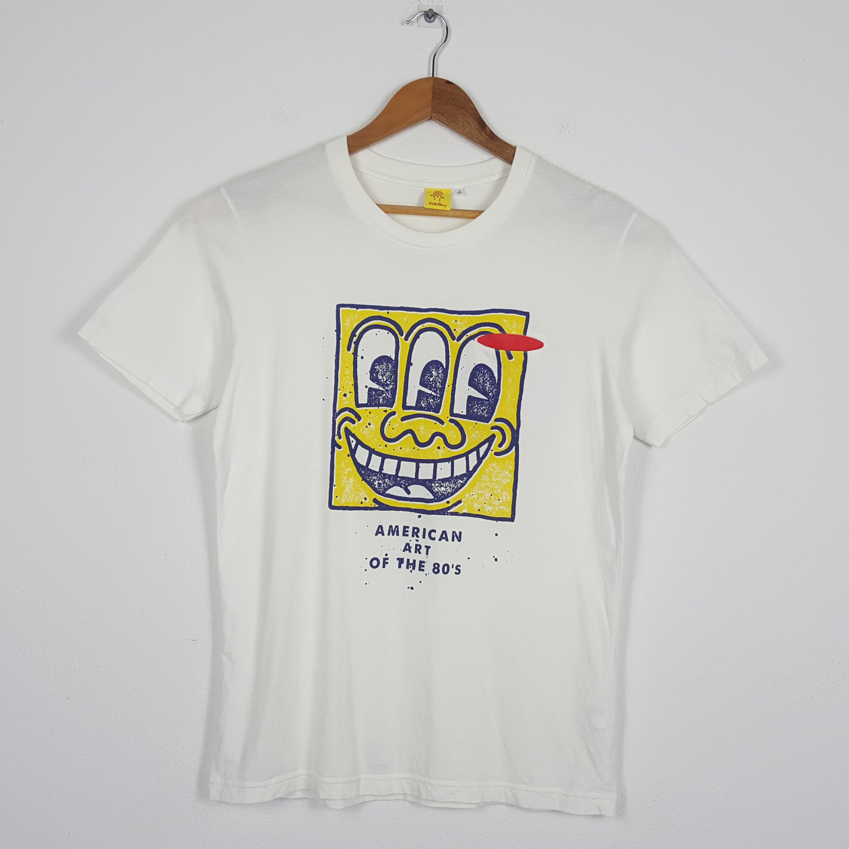 Keith Haring × Vintage Vintage Keith Haring art style nice design t-shirt Size US L / EU 52-54 / 3 - 1 Thumbnail