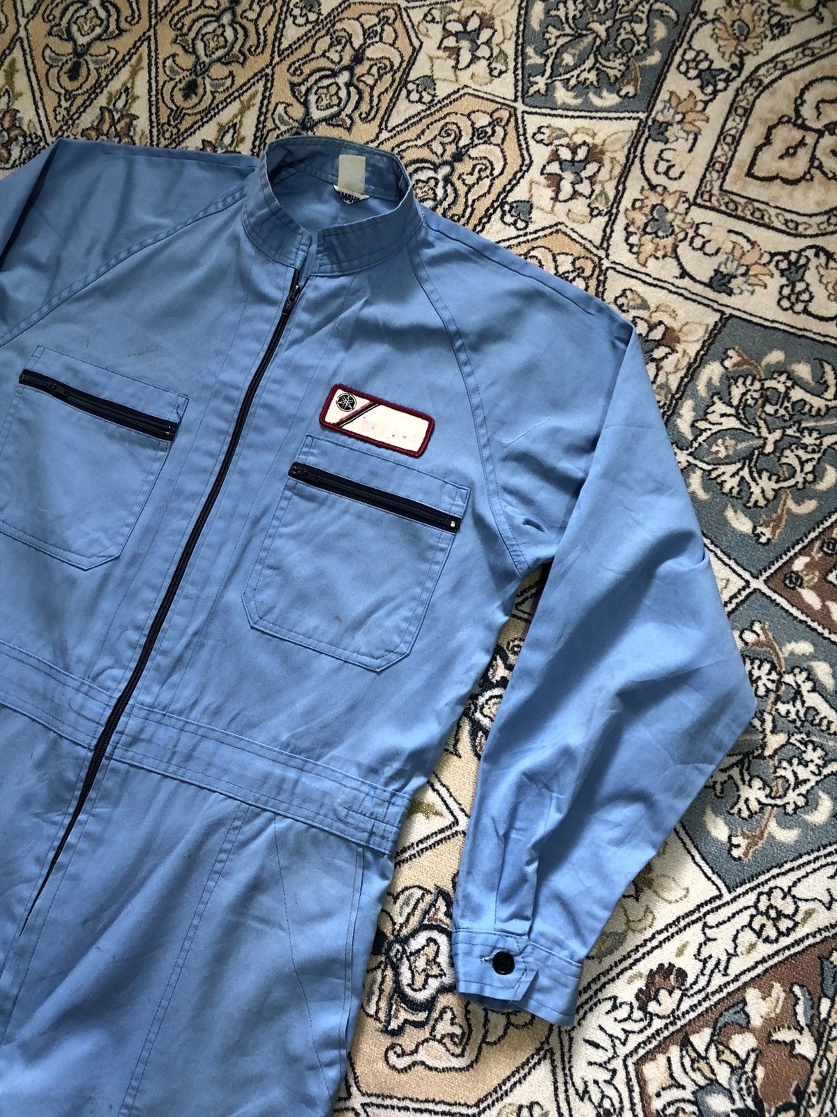 Yamaha Vintage 90s Yamaha Racing Team Big Logo Coverall/Jumpsuit Size US S / EU 44-46 / 1 - 10 Thumbnail